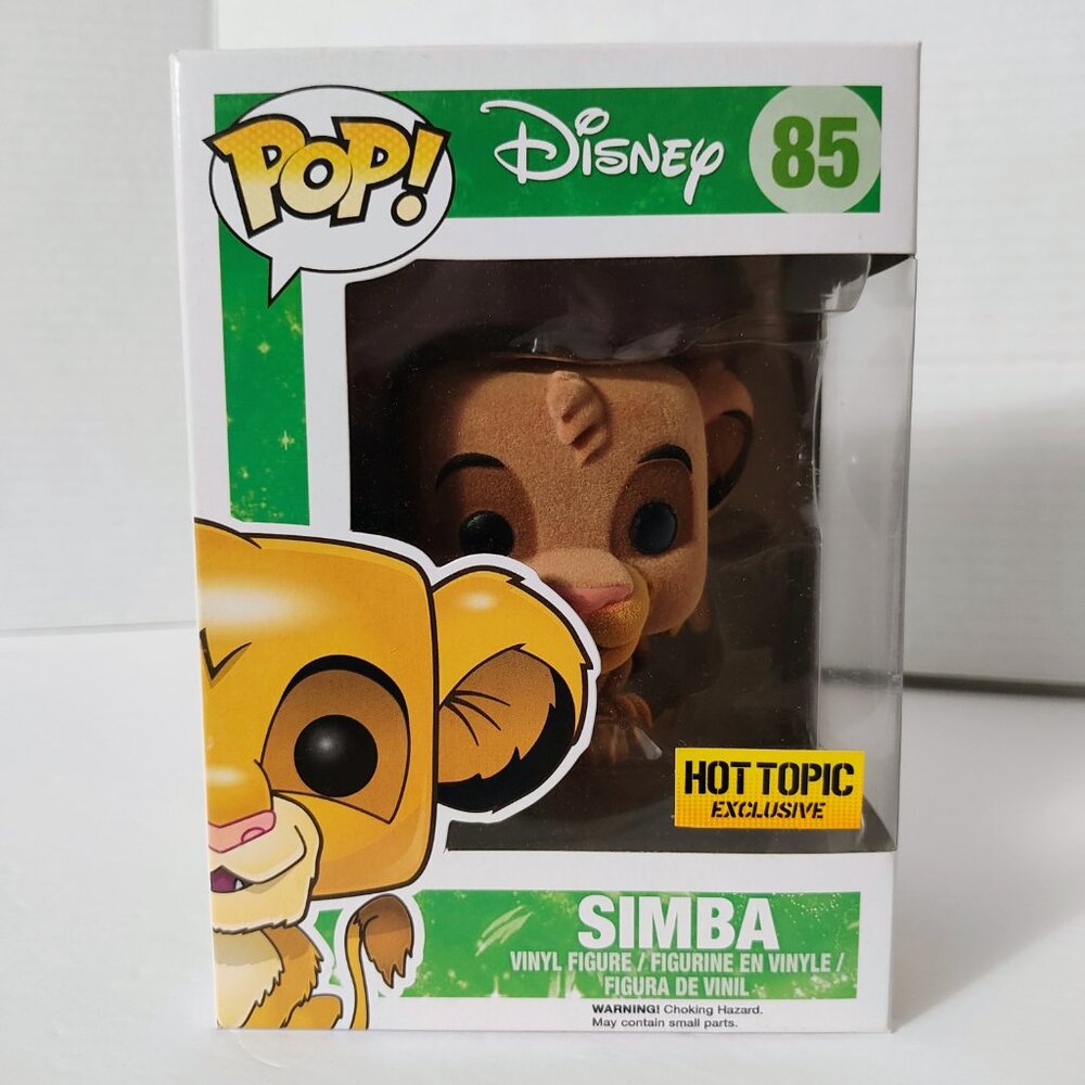 Pop! Disney - The Lion King - Simba #85 (Flocked) - Hot Topic Exclusive